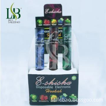 Wholesale diposable e-shisha hookah electronic shisha pen